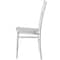 Fabulaxe Modern White Stackable Chiavari Dining Chair, White, 4PK QI004661.WT.4 - alternate 4
